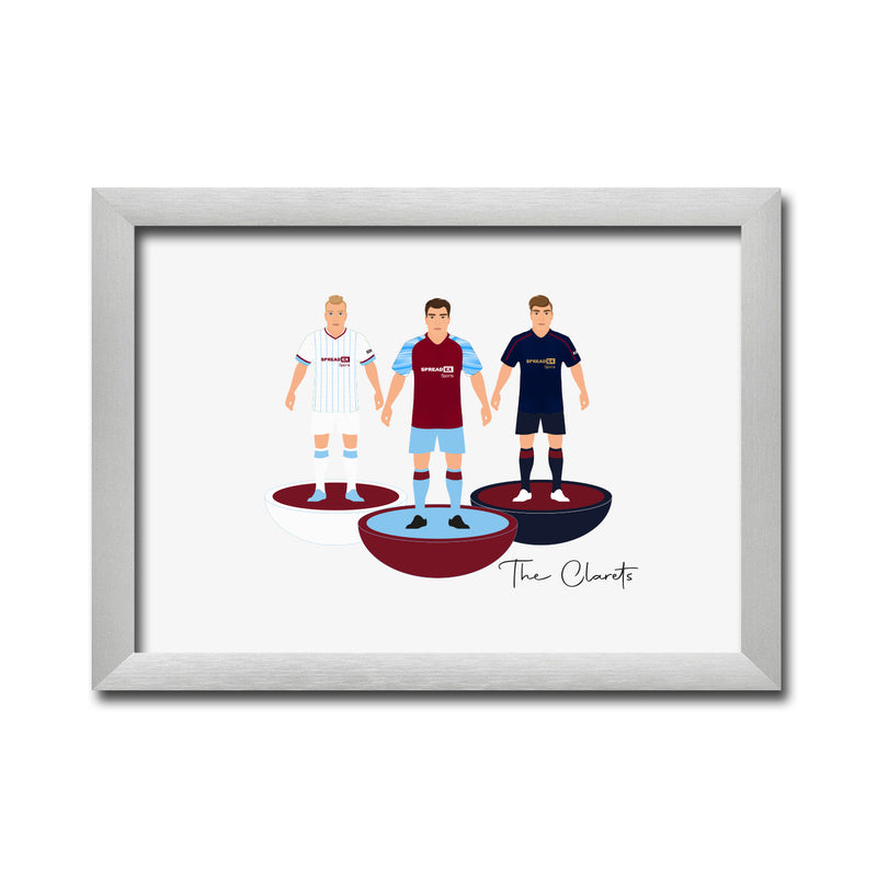 Burnley Football Club gift - Tiny Men Big Balls Poster