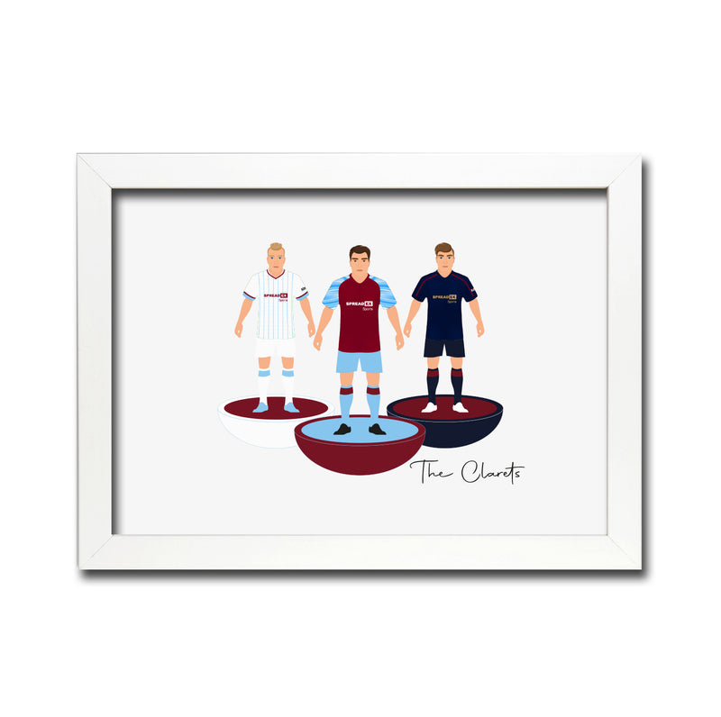 Burnley Football Club gift - Tiny Men Big Balls Poster