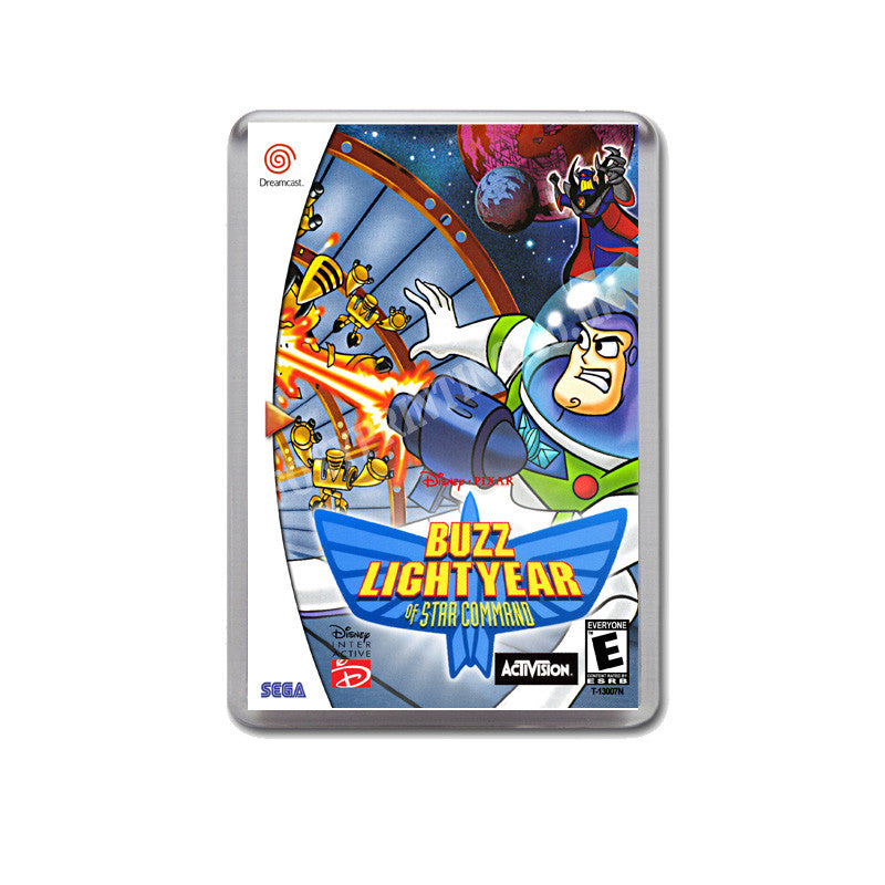 Buzzlight Year Sega Dreamcast Style Inspired Retro Game Magnet