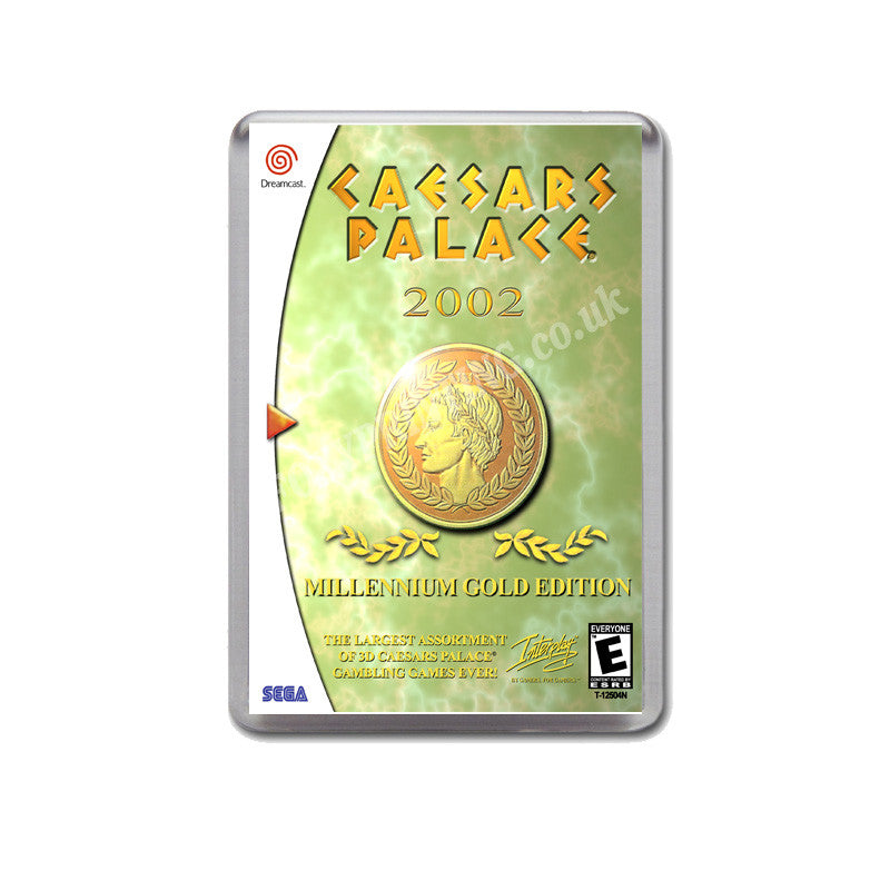 Caesars Palace2000 Sega Dreamcast Style Inspired Retro Game Magnet