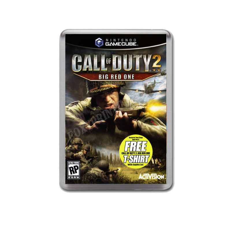 Call Of Duty 2 Big Red One Style Inspired Game Gamecube Retro Video Gaming Magnet