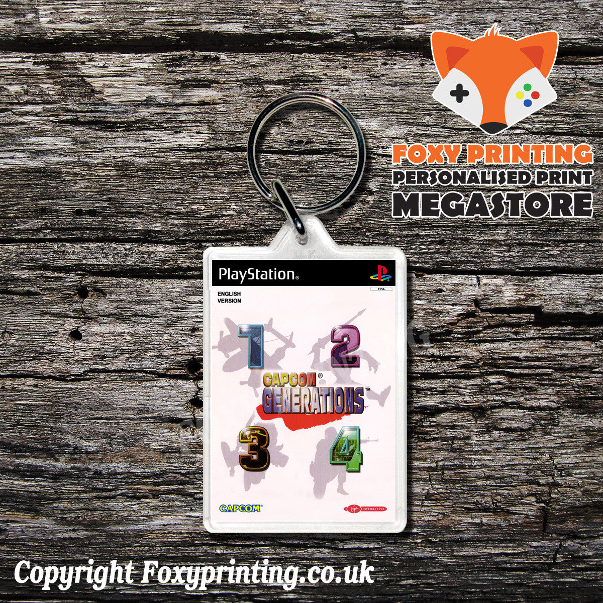 Capcom Generations Gb - PS1 Playstation 1 Game Inspired Retro Gaming Magnet