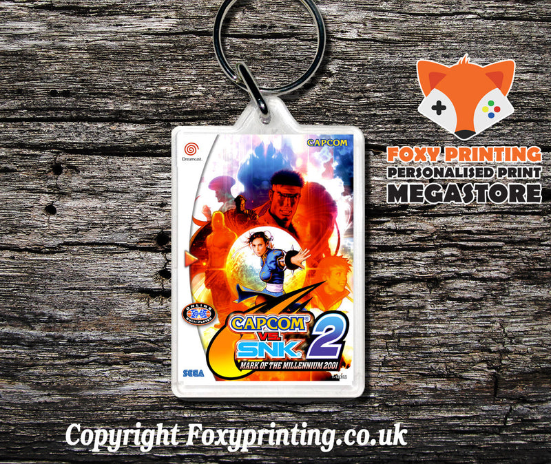 Capcomvssnk2 4 - Sega Dreamcast Game Keyring