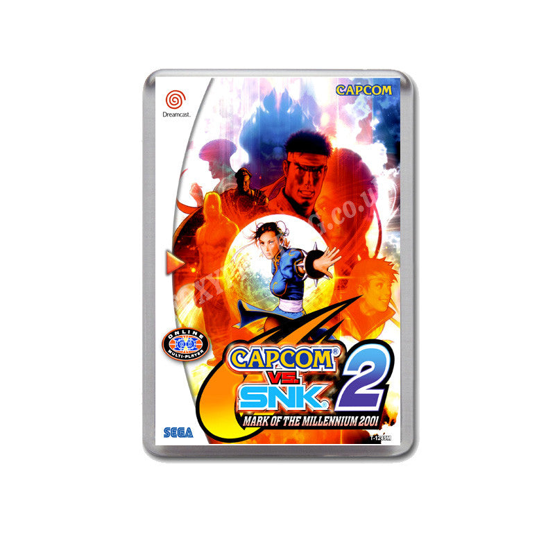 Capcom Vssnk 2 4 Sega Dreamcast Style Inspired Retro Game Magnet