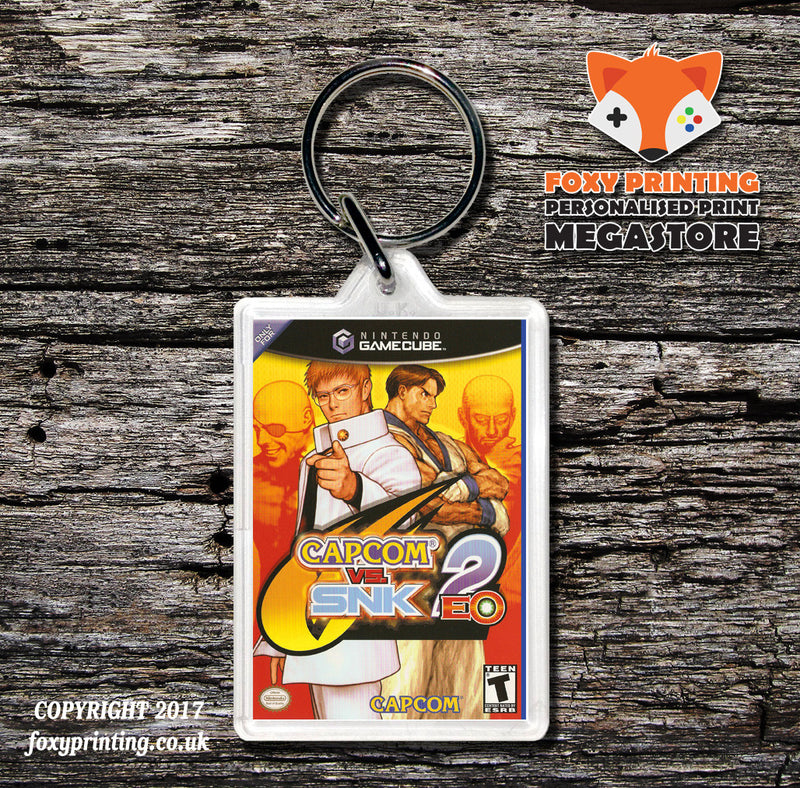 Capcom Vs Snk2eo Gamecube Game Inspired Retro Gaming Keyring