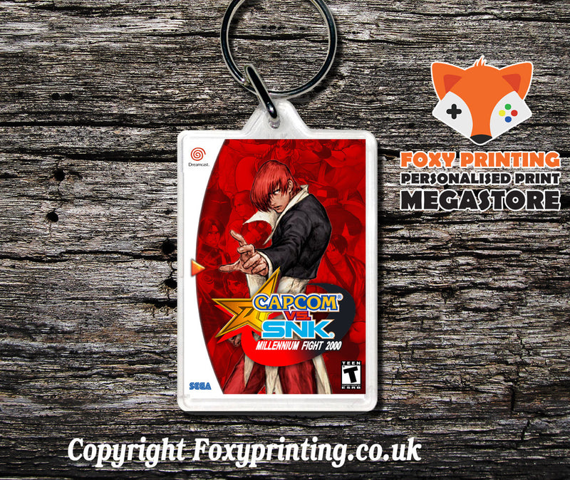 Capcomvssnk 3 - Sega Dreamcast Game Keyring