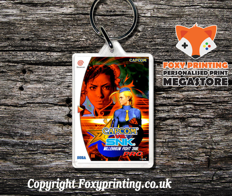 Capcomvssnkpro 4 - Sega Dreamcast Game Keyring