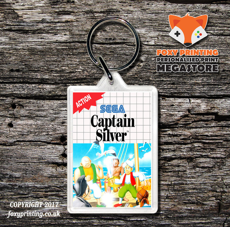 Captain Silver Eu - Sega Master System Keyring