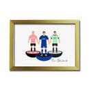 Cardiff Football Club gift - Tiny Men Big Balls Poster
