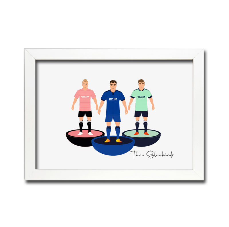 Cardiff Football Club gift - Tiny Men Big Balls Poster