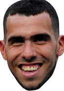 Carlos Tevez OFFER Celebrity Face Mask Fancy Dress Cardboard Costume Mask
