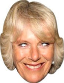 CARMILLA MASK JB - Royal Fancy Dress Cardboard Celebrity Party Face Mask