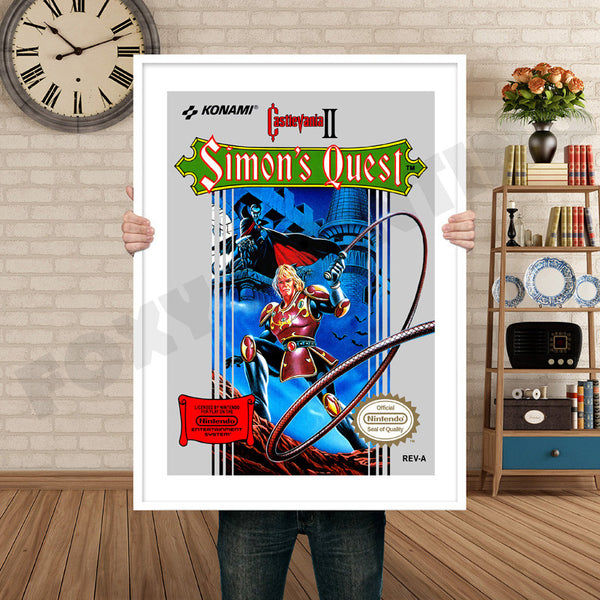 Castlevania2 Retro Game Inspired Theme Nintendo NES Gaming