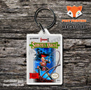 Castle Vania Retro NES Game Cover Art Gaming Keyring
