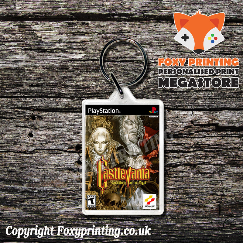 Castlevania Symphony Of The Night 2 - PS1 Playstation 1 Game Inspired Retro Gaming Magnet
