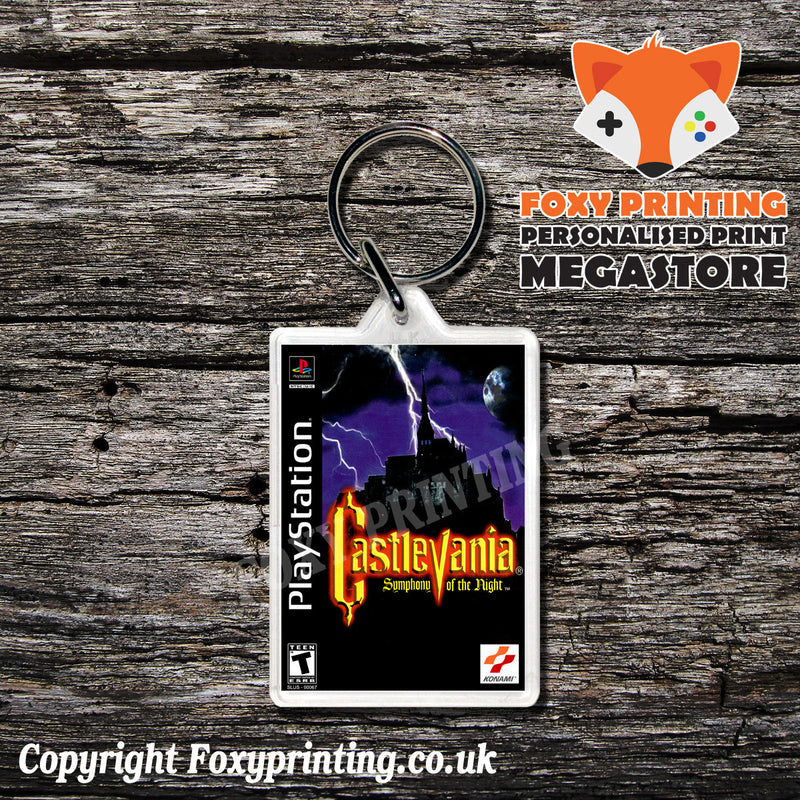 Castlevania Symphony Of The Night 3 - PS1 Playstation 1 Game Inspired Retro Gaming Magnet