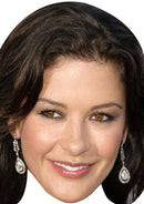 Catherine Zeta Jones Celebrity Face Mask Fancy Dress Cardboard Costume Mask