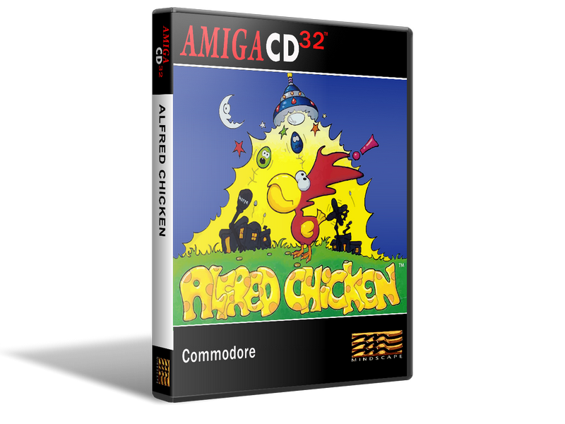Amiga CD32 Alfred Chicken Cover Or Case