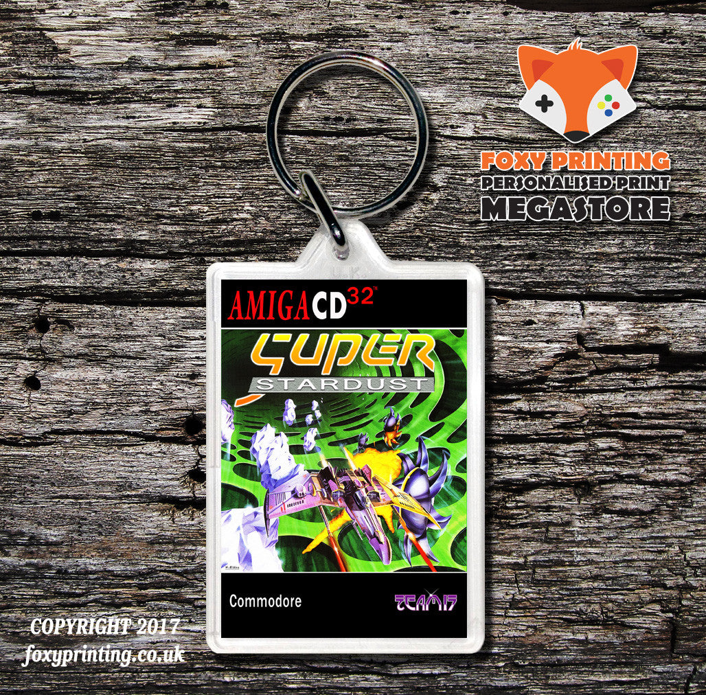 AMIGA CD32 Supers Tardust Gb - Game Inspired Retro Gaming Keyring