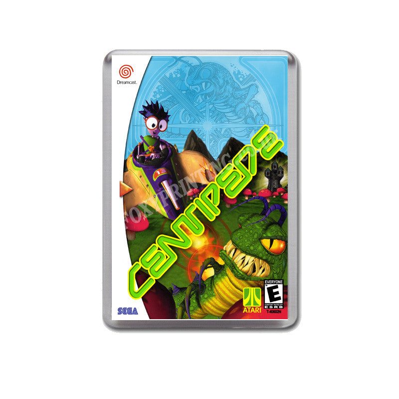 Centipede Sega Dreamcast Style Inspired Retro Game Magnet