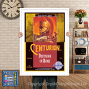 Centurion Defender Of Rome - Sega Megadrive Inspired Retro Gaming Poster A4 A3 A2 Or A1
