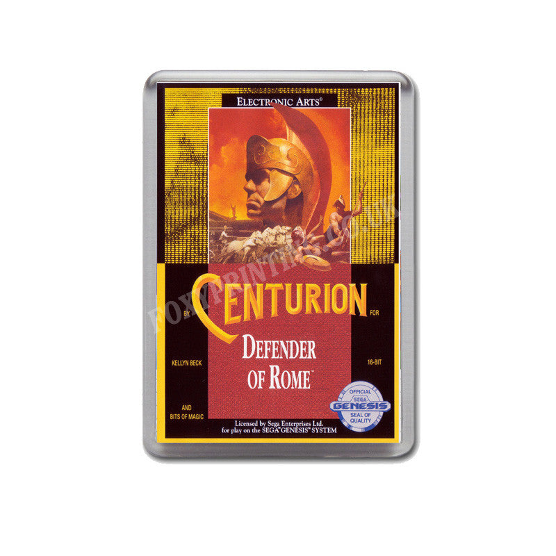 Centurion Defender Of Rome Game Style Inspired Sega Megadrive Retro Video Gaming Magnet