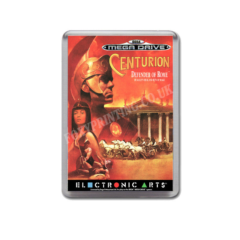 Centurion Defender Of Rome Eu Game Style Inspired Sega Megadrive Retro Video Gaming Magnet