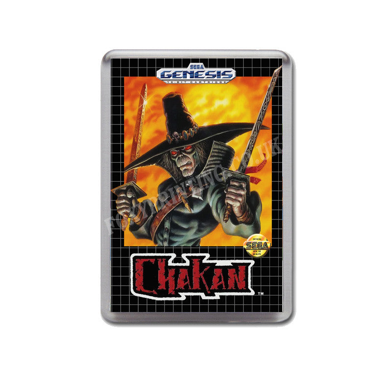 Chakan Game Style Inspired Sega Megadrive Retro Video Gaming Magnet