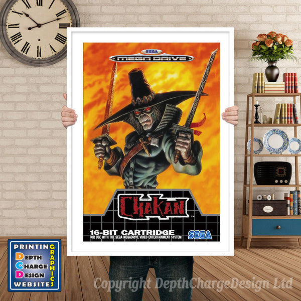 Chakan Eu - Sega Megadrive Inspired Retro Gaming Poster