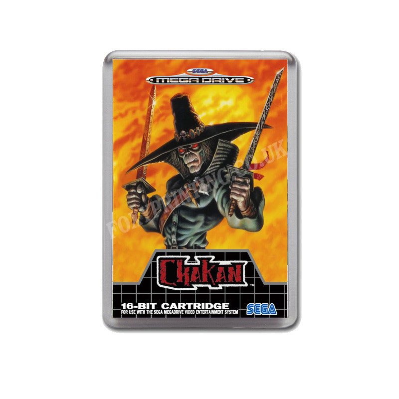 Chakan Eu Game Style Inspired Sega Megadrive Retro Video Gaming Magnet