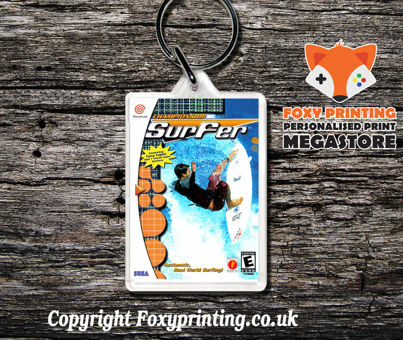 Championshipsurfer - Sega Dreamcast Game Keyring