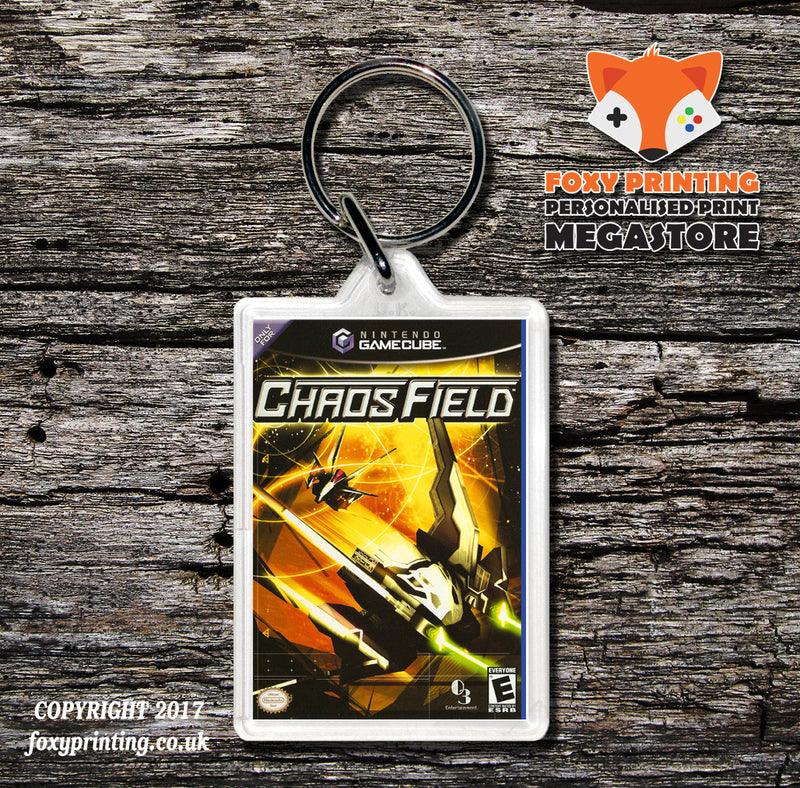 Chaos Field Gamecube Game Inspired Retro Gaming Keyring