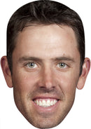 Charl Schwartzel GOLF 2018 Celebrity Face Mask Fancy Dress Cardboard Costume Mask