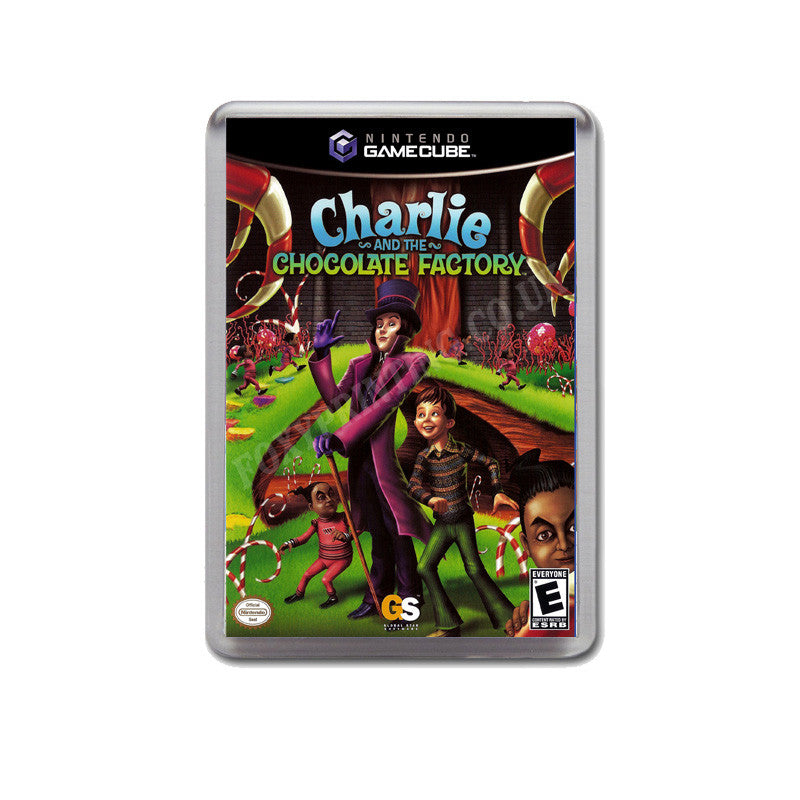 Charlie And The Chocolate Factory Style Inspired Game Gamecube Retro Video Gaming Magnet