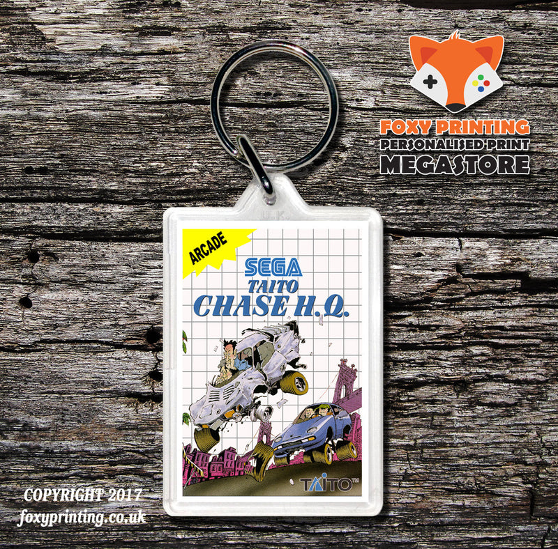 Chase Hq - Sega Master System Keyring