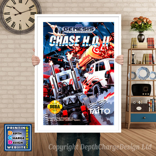 Chasehq2 - Sega Megadrive Inspired Retro Gaming Poster