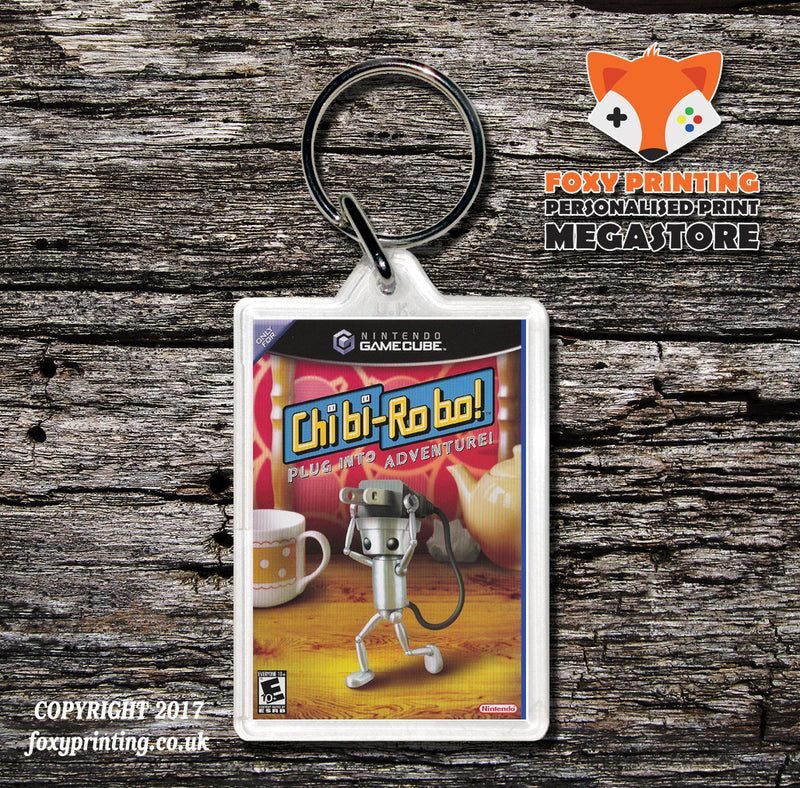 Chibirobo Gamecube Game Inspired Retro Gaming Keyring