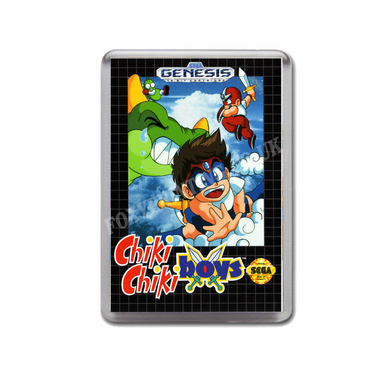 Chikichiki Boys Game Style Inspired Sega Megadrive Retro Video Gaming Magnet