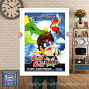 Chikichiki Boys Eu - Sega Megadrive Inspired Retro Gaming Poster A4 A3 A2 Or A1