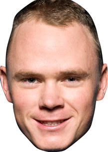 Chris Froome Cycling Celebrity Face Mask Fancy Dress Cardboard Costume Mask
