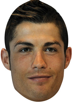Christiano Ronaldo Real Madrid FOOTBALL 2018 Celebrity Face Mask Fancy Dress Cardboard Costume Mask