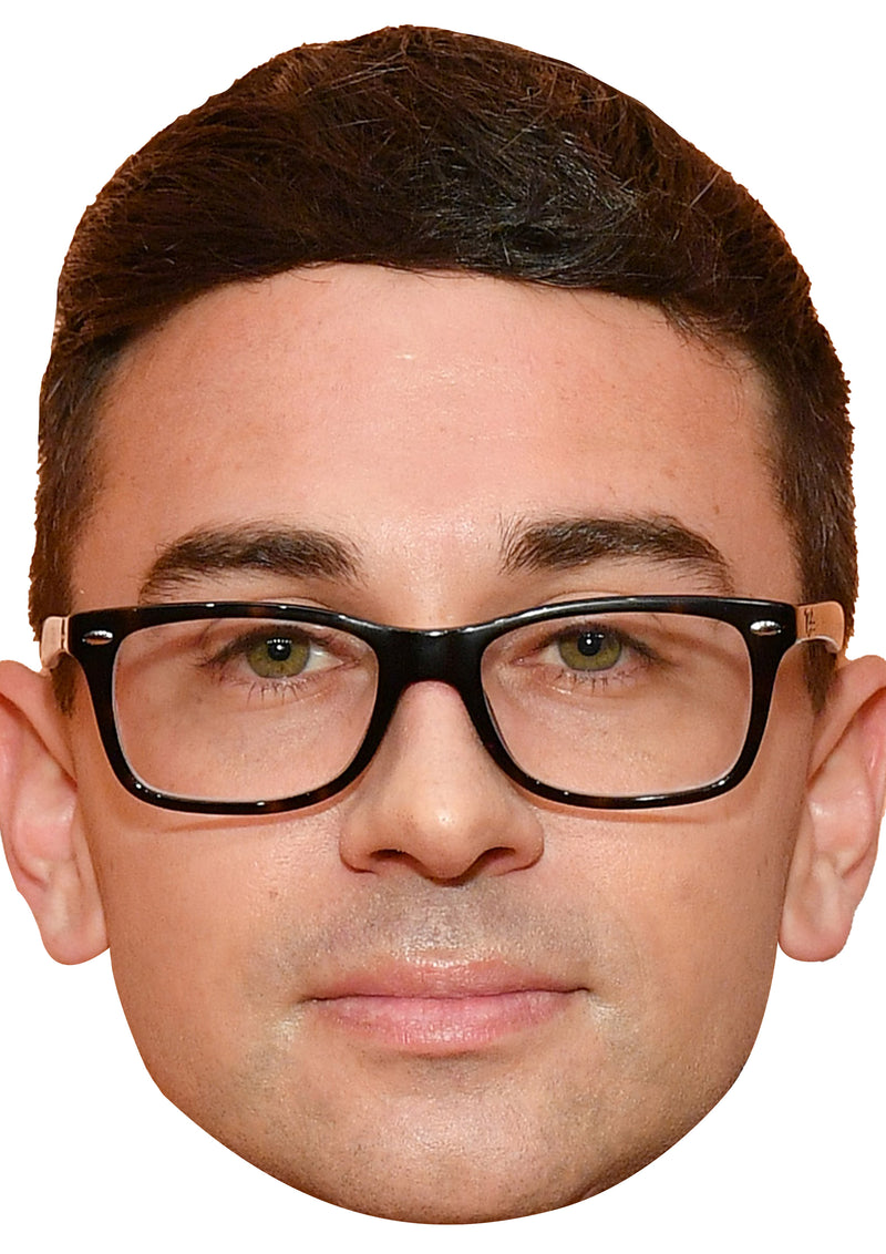 Christian Siriano 2020 Dress Cardboard Celebrity Party Face Mask