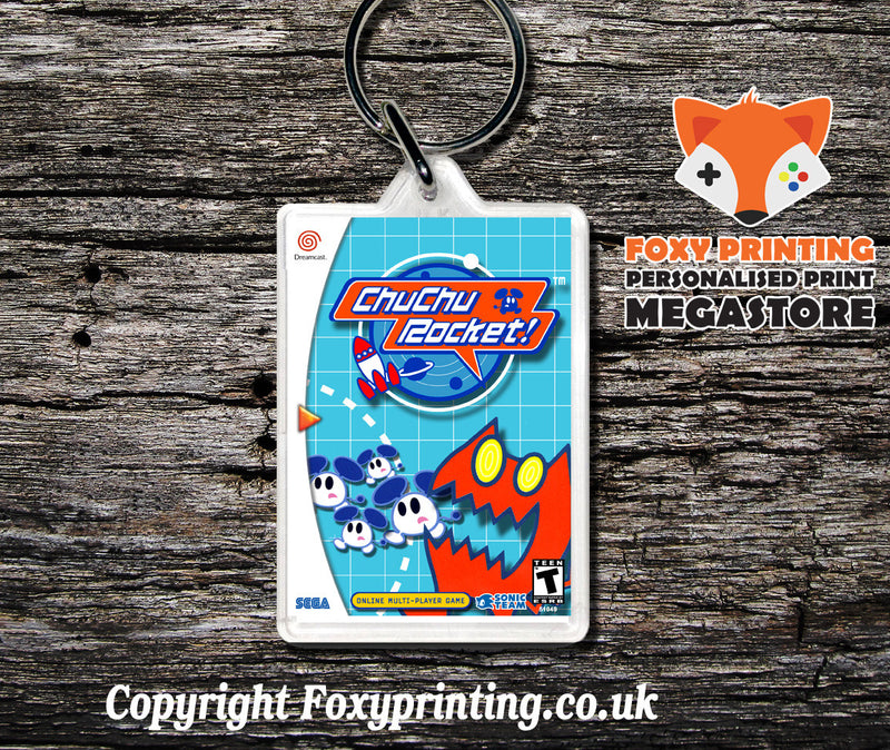 Chuchurocket 2 - Sega Dreamcast Game Keyring