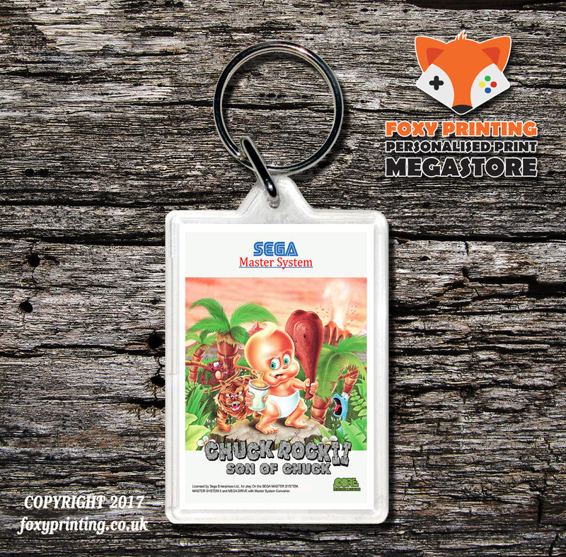 Chuck Rock 2 - Sega Master System Keyring