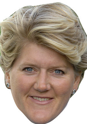 Claire Balding 2 Face Mask – Fancy Dress Cardboard Costume Mask