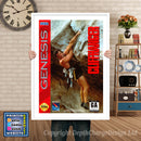 Cliffhanger - Sega Megadrive Inspired Retro Gaming Poster A4 A3 A2 Or A1