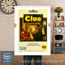Clue - Sega Megadrive Inspired Retro Gaming Poster A4 A3 A2 Or A1