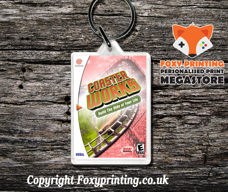 Coasterworks - Sega Dreamcast Game Keyring
