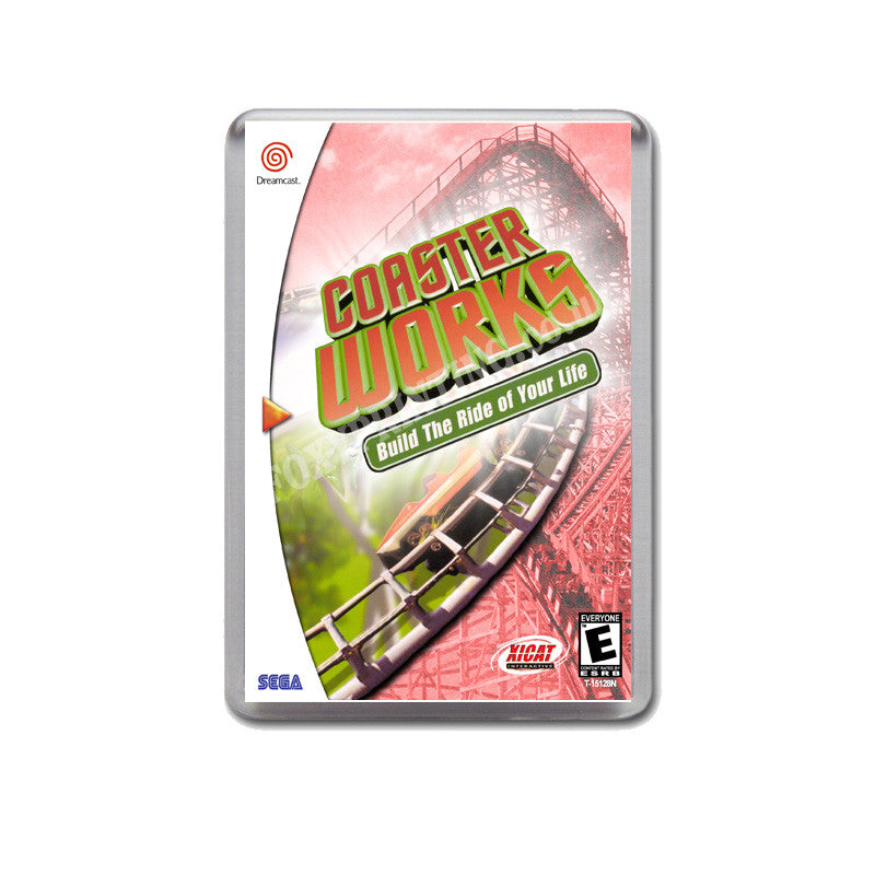 Coaster Works Sega Dreamcast Style Inspired Retro Game Magnet