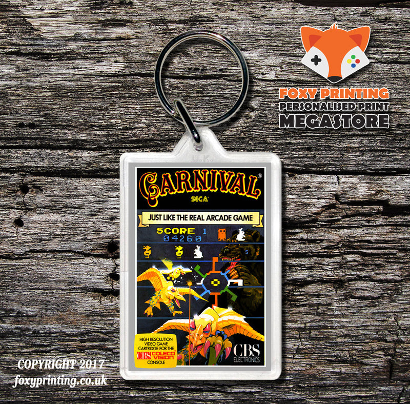 Coleco Carnival Gb - Game Inspired Retro Gaming Keyring